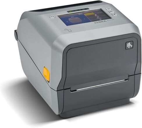 ZEBRA ZD621 Thermal Transfer Desktop Printer Color Touch LCD 300 dpi Print Width 4-inch USB Serial Ethernet ZD6A143-301F00EZ, Requires Thermal Ribbon for Use in Saudi Arabia