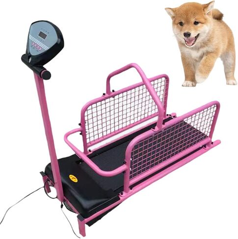 Pet Fitness Treadmill, Electric Pet Training Machine with Guardrail, Adjustable Speed, Suitable for Indoor and Outdoor Training of Dogs in Saudi Arabia