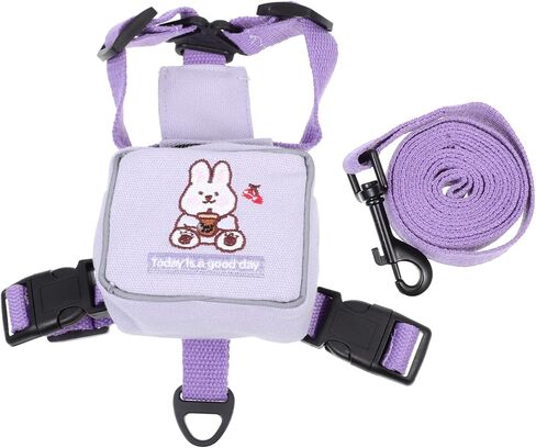 Toyvian Adjustable Cat Leash Harness Backpack Portable Dog Leash for Outdoor Use Suitable for Small Dogs and Cats PET Rope for Training and Travel in Saudi Arabia