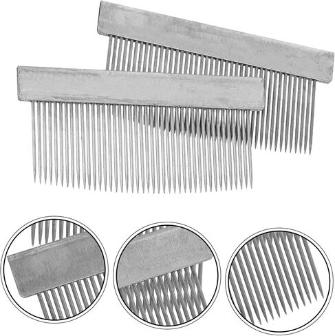 VICASKY 2pcs Bow Ponytail Comb Hair Accesories Violin Bow Hair Combs Violin Bow Combing Tools Horse Combs Metal Comb Horse Combing Tool Metal Combs in Saudi Arabia