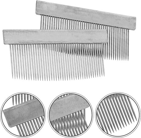 VICASKY 2pcs Bow Ponytail Comb Hair Accesories Violin Bow Hair Combs Violin Bow Combing Tools Horse Combs Metal Comb Horse Combing Tool Metal Combs in Saudi Arabia