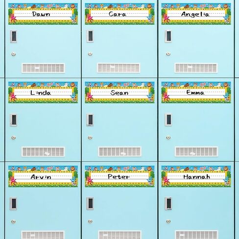 60Pcs Student Name Plates for Classroom, Multipurpose Classroom Desk Name Tags School Student Nameplates for Back to School Kindergarten Preschool 1st 2nd 3rd Grade Teaching Supplies in Kuwait