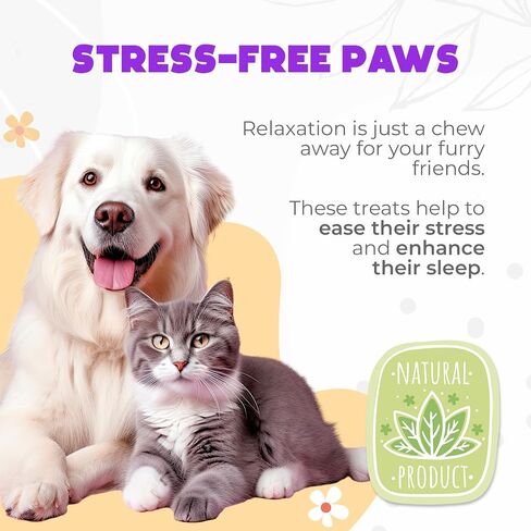 Hemp Calming Chews for Dogs Anxiety 200 pcs - Chicken Flavored - Dog Anxiety Relief - Dog Calming Chews - Melatonin for Dogs - for Stress, Travel, Check-up, Barking or Grooming - Dog Calming Treats in Kuwait