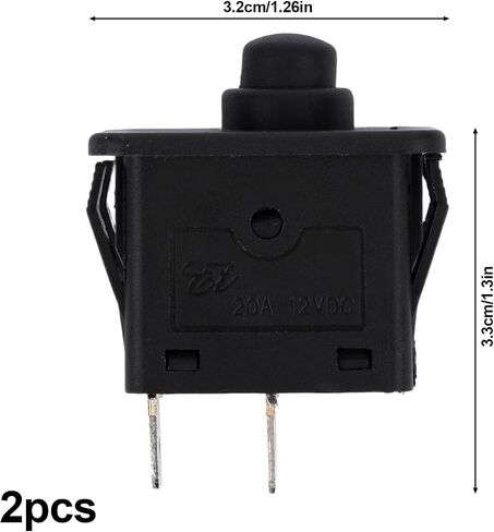 2pcs 12v Power Wheel Foot Pedal Plunger Type Switch, Power Wheels Foot Pedal Switch for Kids Ride on Car Electric Cars Replacement Parts Ride-On Toys in Saudi Arabia