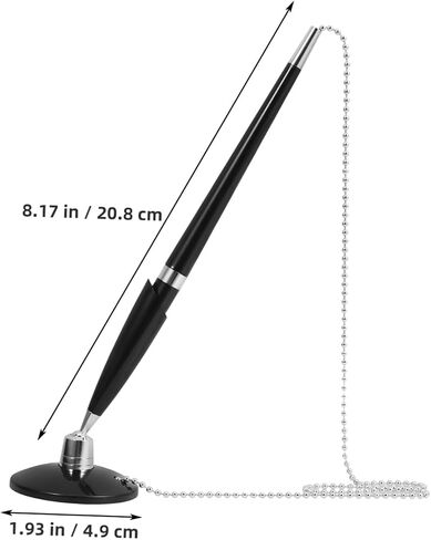 Doitool Wear Table Pens Signature Pen مع سلسلة لاصقة لمكتب كونترتوب استخدام سلس كتابة سطح المكتب PEN in Saudi Arabia