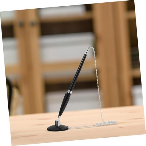 Doitool Wear Table Pens Signature Pen مع سلسلة لاصقة لمكتب كونترتوب استخدام سلس كتابة سطح المكتب PEN in Saudi Arabia