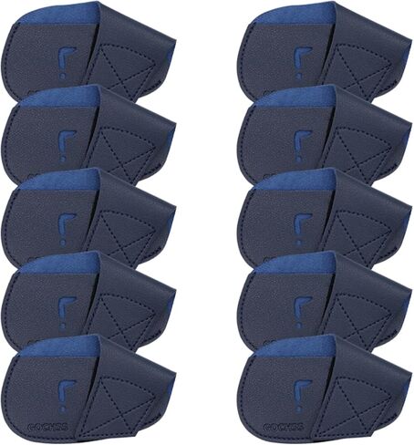 أغطية رأس I Golf Iron 10 قطع من البولي يوريثان تناسب كلا من نوادي الجولف اليمنى من أجل Titleist Callaway Ping Taylormade تناسب المزيد من العلامات التجارية لمكواة الجولف. (أصفر) in Kuwait