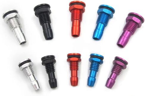 TEAMWILL 2PCS M6 / M8 Water Outlet Motor Cooling Water Nipple Nozzle for RC Boat Marine (M8 Blue) in Saudi Arabia