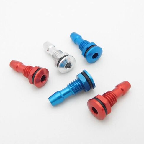 TEAMWILL 2PCS M6 / M8 Water Outlet Motor Cooling Water Nipple Nozzle for RC Boat Marine (M8 Blue) in Saudi Arabia