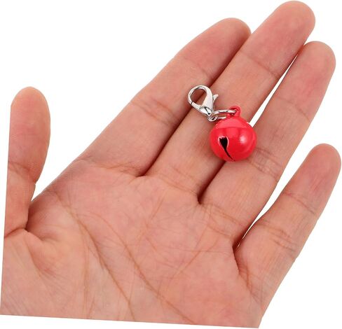 UPKOCH 10pcs Pet Bell Pendant Accessories for Dogs and Cats Durable DIY Collar Charms Hook for Stylish Pet Jewelry and Easy Attachment in Saudi Arabia