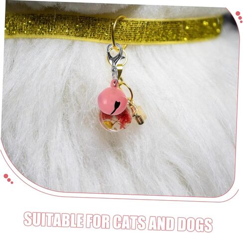 UPKOCH 10pcs Pet Bell Pendant Accessories for Dogs and Cats Durable DIY Collar Charms Hook for Stylish Pet Jewelry and Easy Attachment in Saudi Arabia