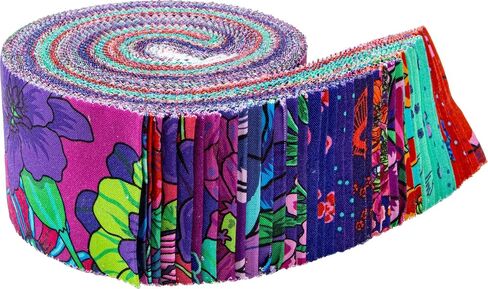 Sew Yeah Quilting Botanic Blast Rolie Polie 40 2.5-inch Strips Jelly Roll Riley Blake RP-15540-40 in Saudi Arabia