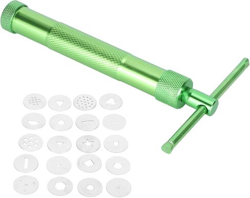 LOCADENCE Clay Extruder, Multifunctional Stainless Steel Rotating Sugar Paste Extruder Kit with Mold, Ceramics and Pottery Clay Extruders Mixers for Make Ceramic Sculpture Crafts in Saudi Arabia