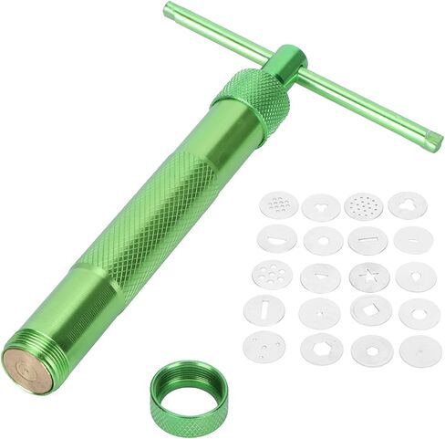 LOCADENCE Clay Extruder, Multifunctional Stainless Steel Rotating Sugar Paste Extruder Kit with Mold, Ceramics and Pottery Clay Extruders Mixers for Make Ceramic Sculpture Crafts in Saudi Arabia