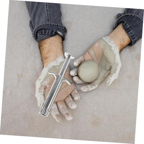 OSALADI 1Set Clay Extruder Tool Set with Tip Molds Professional Sculpting and Molding Kit for Pottery Art Durable Stainless Steel Design for Crafts in Saudi Arabia