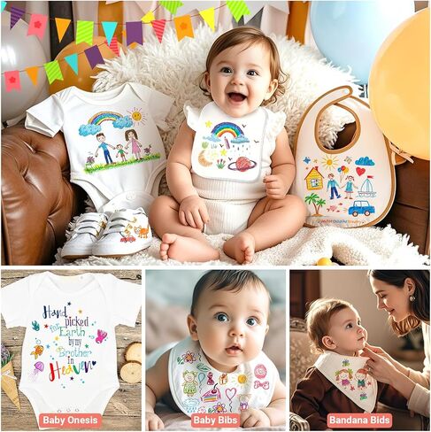 JR.WHITE Fabric Markers Permanent for T Shirts Baby Clothes Onesies Bibs White Pillow Canvas Tote Bags Clothing - No Bleed - Fine Tip - Child Safe & Non Toxic Fabric Paint Pens Set of 24 Colors in Kuwait