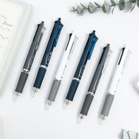 M&G 3 PCS 4-in-1 أقلام نقطة ملونة قابلة للسحب ، نقطة دقيقة 0.7 ملم ، إعادة ملء السعة الكبيرة ، قبضة مضادة للانزلاق ، ألوان محفوفة بالكتابة سلسة ألوان متنوعة للمدرسة والمكتب ، الأزرق in Saudi Arabia