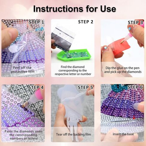 Lustriona Taylor Diamond Art Kits Taylor Merch Taylor Gifts for Women 4 PCS Acrylic Diamond Painting Kit Stand Up Diamond Art Kits للبالغين in Saudi Arabia