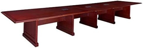 Regency Prestige 240-Inch Modular Conference Table with Power Data Grommets, Mahogany in Saudi Arabia