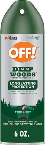 OFF! Deep Woods Insect Repellent Aerosol, Bug Spray with Long Lasting Protection from Mosquitoes, 9 oz in Saudi Arabia