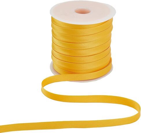 50 Yards 0.39 Inch Wide Double Fold Bias Sewing Bias Tapes, Soft White Satin Twill Tape, Sewing Supplies for Seaming Binding Hemming Piping Quilting in Kuwait