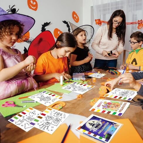 Zoyeven 144 PCS Collor Collor Collor Books Fall Party Favorsthanksgiving Gifts Art and Crafts Golded Class-Charward Awards Activity Activity in Kuwait