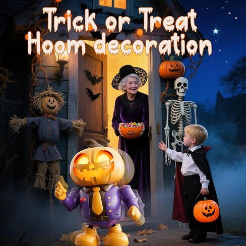 ألعاب Halloween تحت عنوان ، روبوت اليقطين الرقص-يلعب الموسيقى العصبية ويضيء العيون ، لعبة الحسية التفاعلية ممتعة للأطفال 3-7 ، هدايا طفل صغير ، تزيين الحفلات الهالوين المثالية in Kuwait
