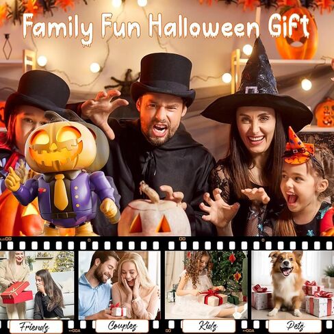 ألعاب Halloween تحت عنوان ، روبوت اليقطين الرقص-يلعب الموسيقى العصبية ويضيء العيون ، لعبة الحسية التفاعلية ممتعة للأطفال 3-7 ، هدايا طفل صغير ، تزيين الحفلات الهالوين المثالية in Kuwait