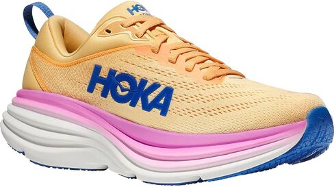 HOKA ONE ONE Women's Bondi 8 Running Shoes, Impala/Cyclamen, 6.5 US in Kuwait