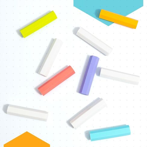 M&G 5 Pack Pencil Erasers, Hexagonal Color Rubber Erasers for Kids Students Teachers, Bulk Art Erasers for Drawing Sketching, Classroom Office Supplies (Colorful) in Saudi Arabia