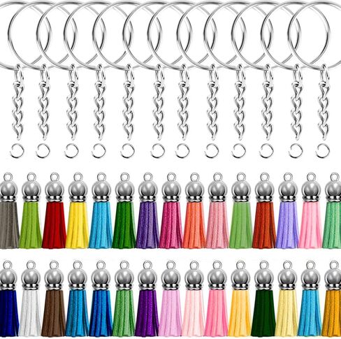 أدوات سلسلة مفاتيح مفاتيح Acrylic Blank لمجموعة Making Chain Finyl ، دائرة 30pcs ، شرابات لصنع سلسلة المفاتيح ، حلقات المفاتيح ، حلقات القفز ، لوازم مفاتيح DIY in Saudi Arabia