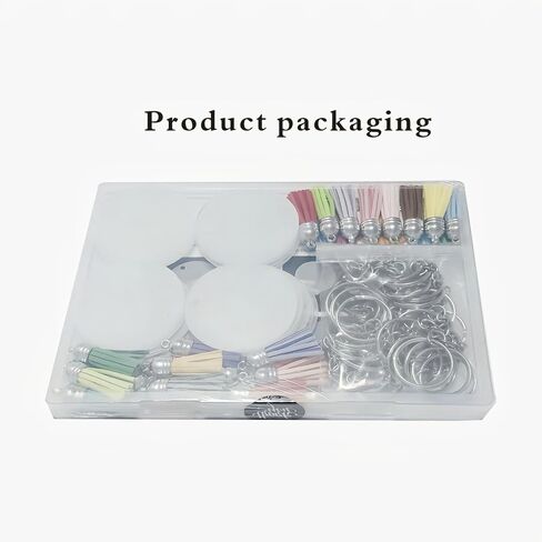 أدوات سلسلة مفاتيح مفاتيح Acrylic Blank لمجموعة Making Chain Finyl ، دائرة 30pcs ، شرابات لصنع سلسلة المفاتيح ، حلقات المفاتيح ، حلقات القفز ، لوازم مفاتيح DIY in Saudi Arabia