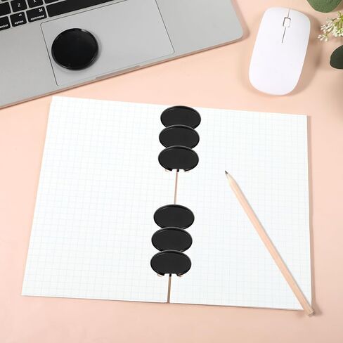 15 Pieces Discbound Expansion Discs 2 Inch 54mm Large Black Plastic Book Binding Discs Disc Binder System Binder Rings Accessories Disc Bound Planner Supplies for DIY Notebooks Planner Scrapbooking in Saudi Arabia