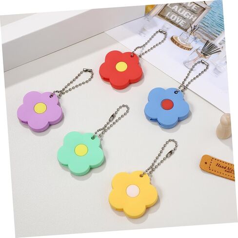 iplusmile 5 Pack Key Caps Covers Tags - Cute Rubber Key Identifier Rings Labels Protector Caps for Home Apartment Accessories, Compatible with Flat Keys Over 6.5cm, Not Fit Standard 1" Key in Saudi Arabia