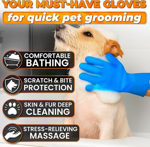 ALPENKOK 1 Pair Silicone Gloves for Washing Dishes – Tear-Resistant Silicone Dishwashing Gloves with Scrubber |Household Use in Kuwait