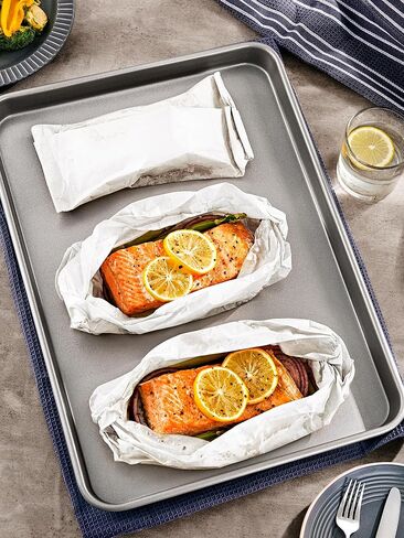 Smartake 120pcs أوراق ورق البرشمان ، ورقة عمود شهادة جامعية قبل 12x16 بوصة للخبز للخبز ، ورق الخبز غير القصوى ، لب الخشب الطبيعي ، لمقلاة الهواء ، فرن شواء الرف (غير مبيد) in Kuwait