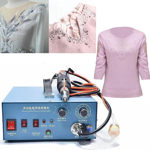 500W MEDS Beads Machine ، STERTER RHINESTONE و Applicator مع 8 بتات الحفر ، آلة إصلاح PEARL RHINESTONE ، 80pcs/min | لا حاجة الغراء in Kuwait