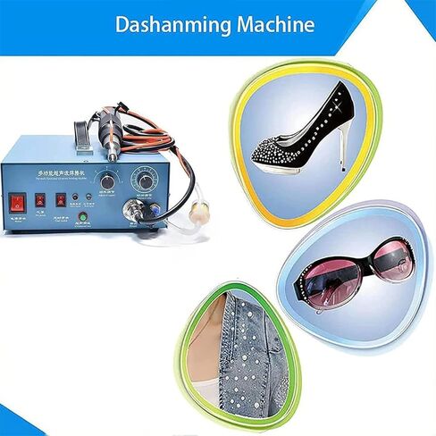 500W MEDS Beads Machine ، STERTER RHINESTONE و Applicator مع 8 بتات الحفر ، آلة إصلاح PEARL RHINESTONE ، 80pcs/min | لا حاجة الغراء in Kuwait