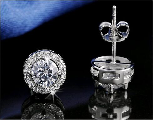 أقراط ذهبية وفضية ملونة Zirconia alcons alcons incors ’ladies’ ladies (Gold Color) in Kuwait