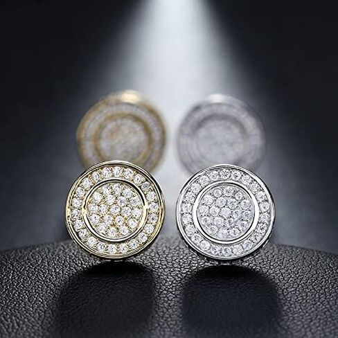 أقراط ذهبية وفضية ملونة Zirconia alcons alcons incors ’ladies’ ladies (Gold Color) in Kuwait