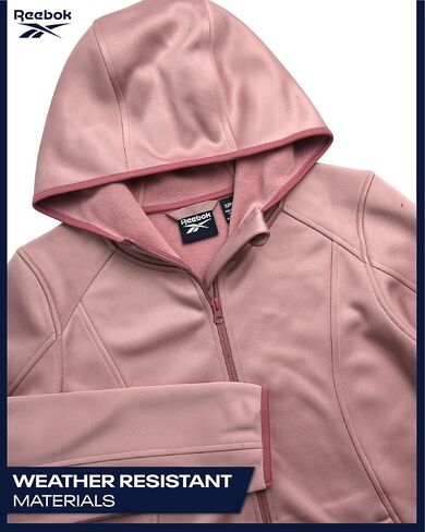 Reebok Womens Jacket - Active Performance Fleece Lined Softshell Jacket with Hood - Lightweight Jackets for Women (S-3X) in Kuwait