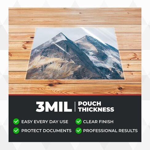 VViViD Premium Self-Adhesive Lamination 3Mil Sheets, Gloss Finish, 9" x 11.5" Letter Size (55 Pack) in Saudi Arabia