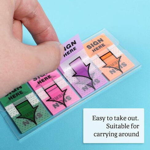 6 Pack 600 PCS علامة هنا علامات تبويب ، ملصقات ملصقات Arrow ملصقات رسائل لاصقة من السهل نشرها لشرح دفاتر الكتب العاطفية المستندات المستندات المدرسية للمكتب المنزلي (متعدد الألوان) in Saudi Arabia