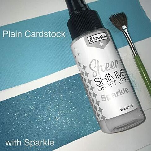 Shimmer Spritz Bundle - Imagine Pssst! Sheer Shimmer Spritz Ultra Fine Spray - Frost, Sparkle, Silver, Gold Copper - with Trebbies Detail Sticks in Saudi Arabia