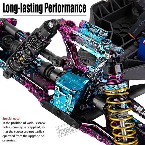 RC REANBOX TRANSMISSERDASE ERDARDRADERS أجزاء لـ 1/10 SLASH/RUSTLER/Stampede/Jato VXL 4X4 4WD ، XO-1 ، علبة مربع الموجة الخلفية الأمامية للألومنيوم ، استبدل #6880 #6881 ، Navy Blue in Kuwait