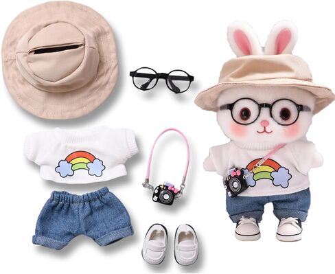 17cm Dolls Clothes - 6.7 Inches Cute Clothes Outfit & Accessories,17CM Doll of The House Accessories Outfits (Style-A) in Saudi Arabia