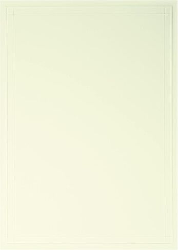 LUXPaper Flat Cards | Embossed Border | 3 1/2" x 4 7/8" | Natural | 100lb. Cover | 50 Qty in Saudi Arabia