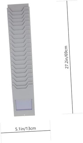 Card Racks Material Cards Holder Organizer for Warehouse Timecards Classification Labels Storage Rack in Kuwait