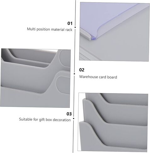 Card Racks Material Cards Holder Organizer for Warehouse Timecards Classification Labels Storage Rack in Kuwait