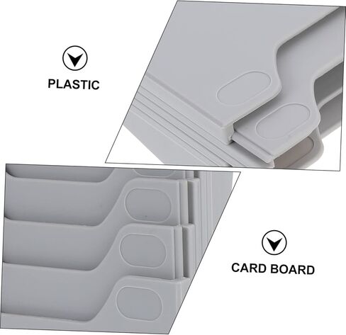 Card Racks Material Cards Holder Organizer for Warehouse Timecards Classification Labels Storage Rack in Kuwait